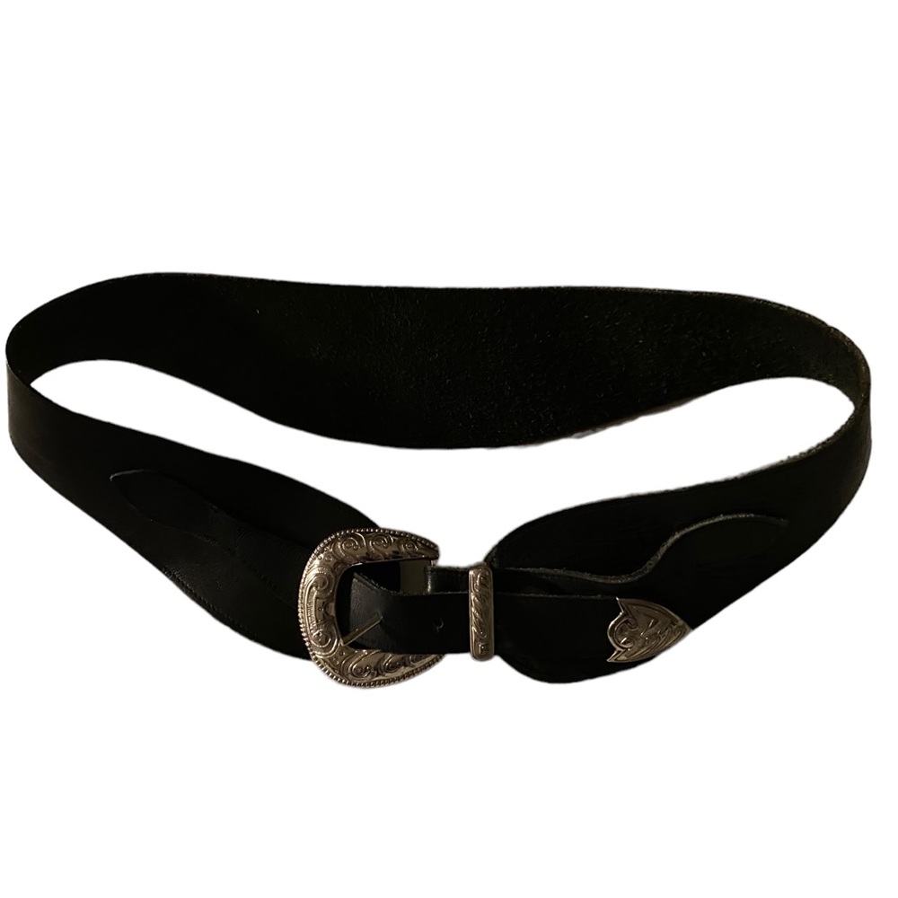 Vintage western leather belt